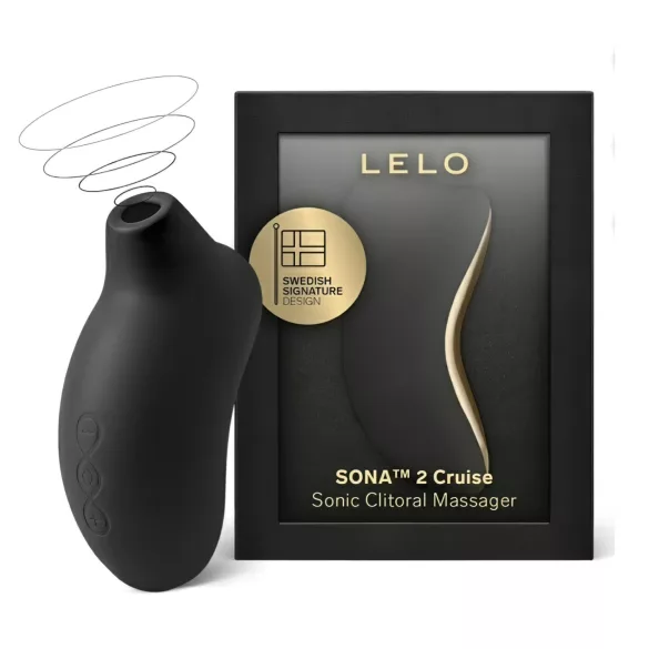 LELO Sona 2 Cruise - Schallwellenvibrator für die Klitoris (Schwarz)