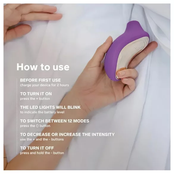 LELO Sona 2 Cruise - Schallwellenvibrator für die Klitoris (Schwarz)