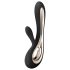 LELO Soraya 2 - Wiederaufladbarer, wasserdichter Vibrator mit Klitorisarm (schwarz)