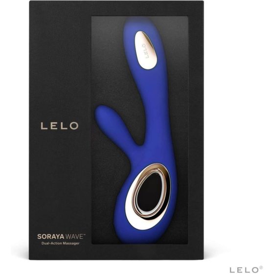 LELO Soraya Wave - akkubetriebener Vibrator mit Klitorisarm und nickender Funktion (blau)