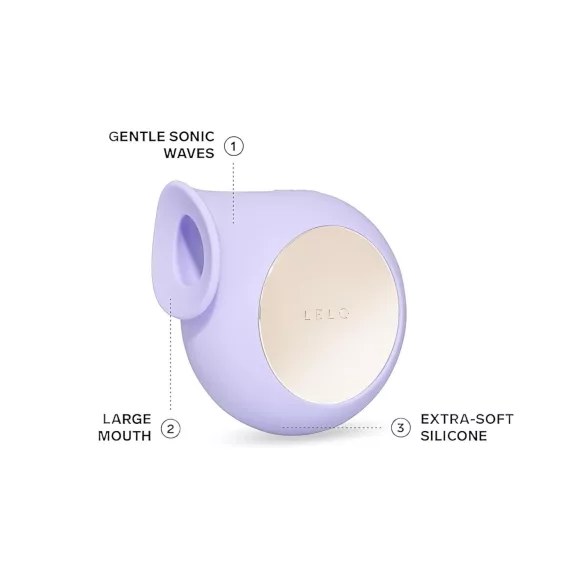 LELO Sila - Wasserdichter Schallwellenvibrator für die Klitoris (Lila)
