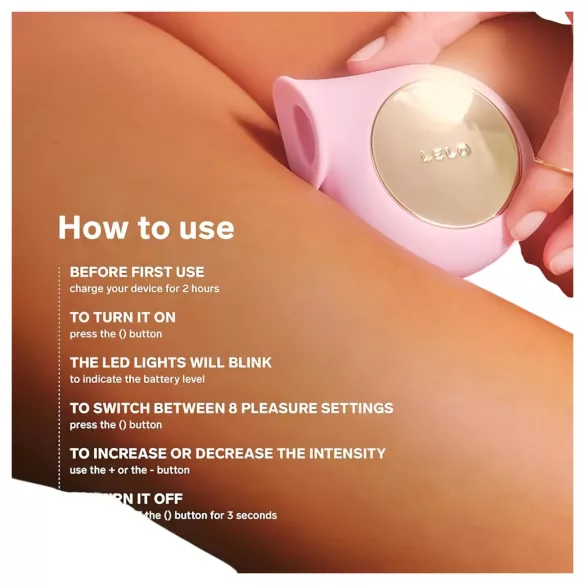 LELO Sila - Wasserdichter Klangwellen-Klitorisstimulator (Pink)