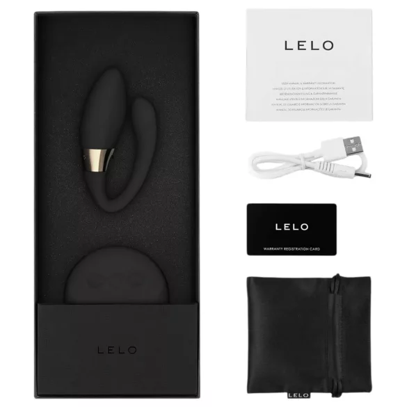LELO Tiani Duo - Silikon Paarvibrator (schwarz)