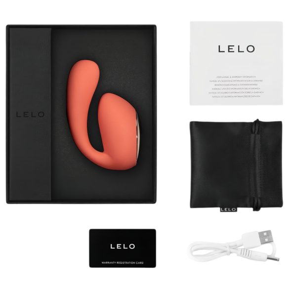 LELO Ida Wave - smarter Akkuvibrator mit Drehung (Koralle)