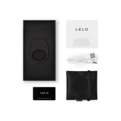   LELO Tor 3 - wiederaufladbarer, intelligenter Vibrationspenisring (schwarz)