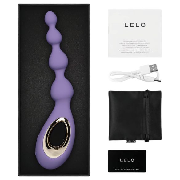 LELO Soraya Beads - akku, wasserdichter Analvibrator (lila)
