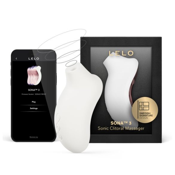 LELO Sona 3 - Schallwellenvibrator für Klitoris (Weiß)