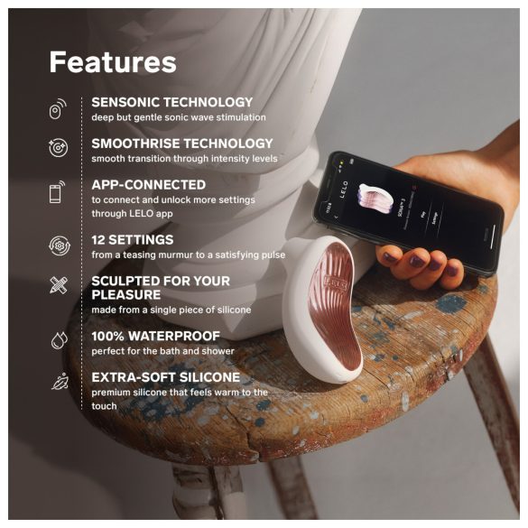 LELO Sona 3 - Schallwellenvibrator für Klitoris (Weiß)