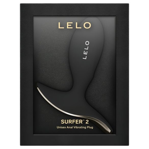 LELO Surfer - intelligenter vibrierender Analplug (schwarz)
