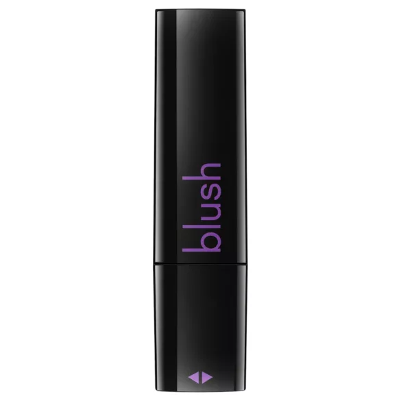 Blush Lipstick Rosé - wasserdichter Vibrator in Lippenstiftform (schwarz-pink)