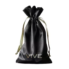 Vive - Satin Sexspielzeug Tasche (schwarz)