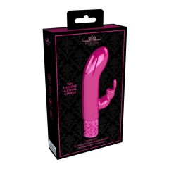   Royal Gems Dazzling - Akku-betriebener Vibrator mit Klitorisarm (Rosa)