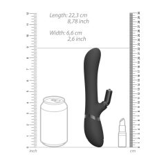   Vive Chou - akkubetriebener Vibrator mit austauschbarem Klitorisarm (schwarz)