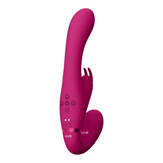 Vive Suki - akkubetriebener, gurtefreier, aufsteckbarer Vibrator (Pink)