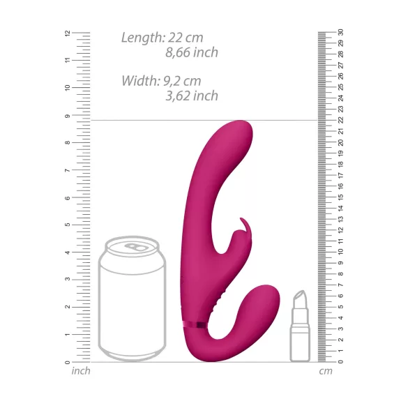 Vive Suki - Aufladbarer Strap-On ohne Halteband (Pink)