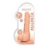 RealRock Dong 7 - naturgetreuer Dildo mit Hoden (17cm) - Hautfarben