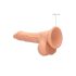 RealRock Dong 7 - naturgetreuer Dildo mit Hoden (17cm) - Hautfarben