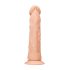 RealRock Dong 7 - naturgetreuer Dildo (17 cm) - hautfarben