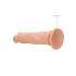 RealRock Dong 10 - naturgetreuer Dildo (25 cm) - naturfarben