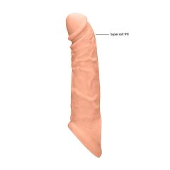 RealRock Penis Sleeve 8 - Penisüberzug (21cm) - Naturfarben