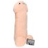 Kuschelbares Plüsch-Penis-Kissen - 60 cm (Natur)