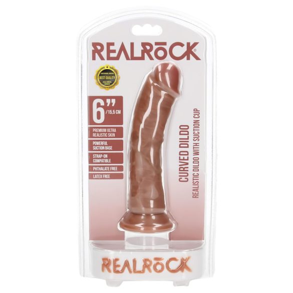 RealRock - realistischer Dildo - 15,5cm (dunkles Natur)
