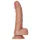 RealRock - Dildo mit Hoden - 15,5cm (dunkel natürlich)
