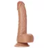 RealRock - Dildo mit Hoden - 15,5cm (dunkel natürlich)