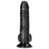 RealRock - Saugnapf, realistischer Dildo - 15,5cm (schwarz)