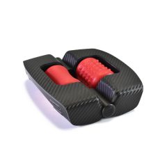Orctan - Akkubetriebenes Penis-Massagegerät (Schwarz-Rot)