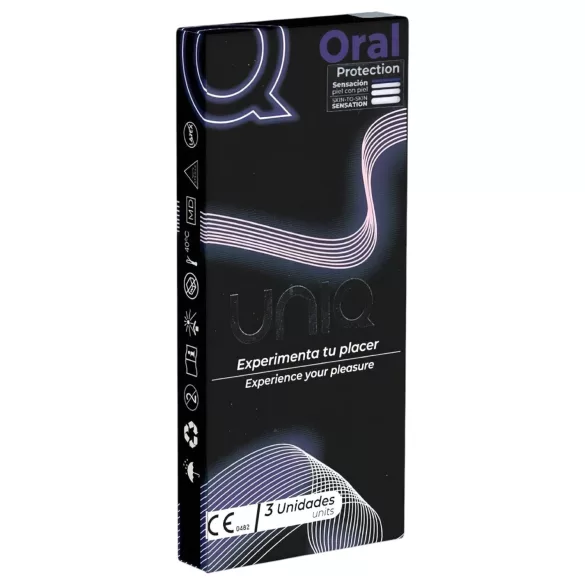 Uniq - Latexfreie Oralsex-Kondome (3 Stk)