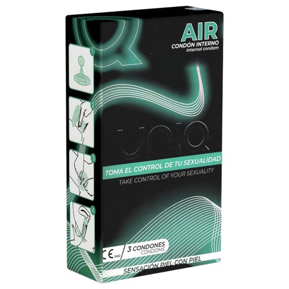 Uniq Air - Dünne Damenkondome (3 Stk.)