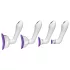 Doc Johnson Intimate - vibrierende Saugpumpe Set (lila)