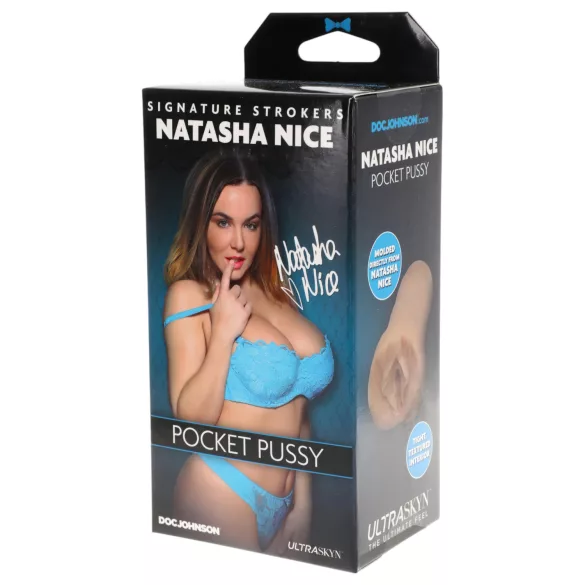 Doc Johnson Natasha Nice - realistische Ultraskyn-Kunstvagina (hautfarben)