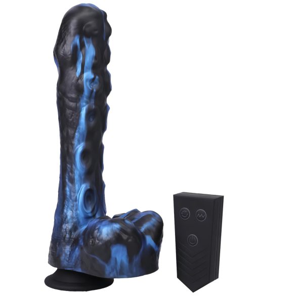 Doc Johnson Mini F-Machine Tendril - Funkferngesteuerter Vibrator (blau)