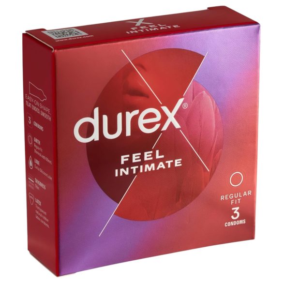 Durex Feel Intimate - Dünnwandiges Kondom (3 Stk)