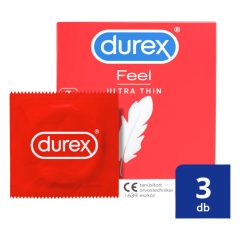   Durex Feel Ultra Thin - besonders lebensechte Kondome (3 Stück)
