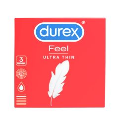   Durex Feel Ultra Thin - besonders lebensechte Kondome (3 Stück)