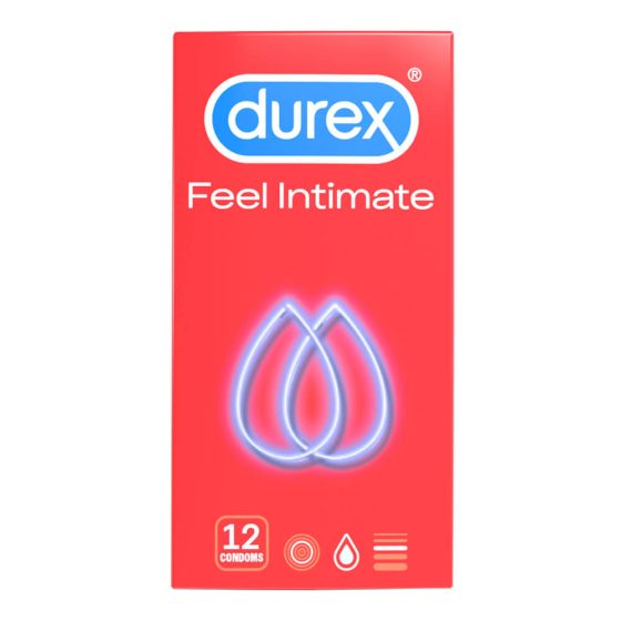 Durex Feel Intimate - Dünnwandiges Kondom (12 Stück)