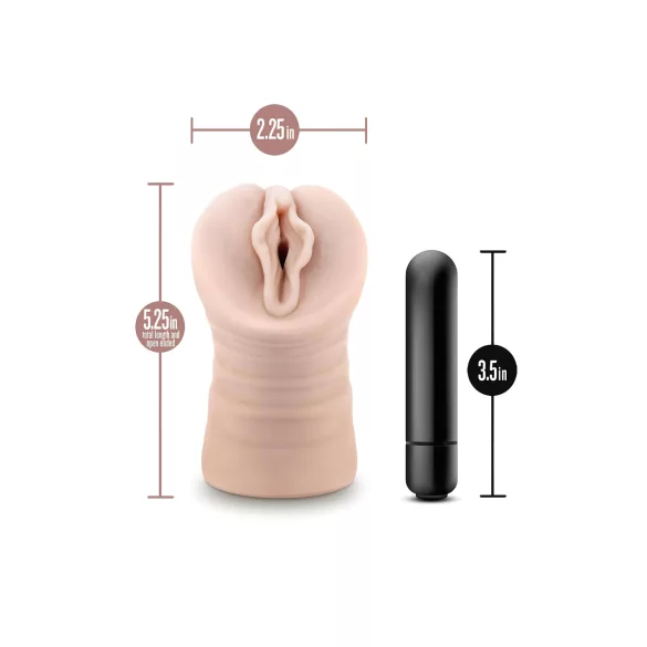 Enlust Destini - Vibrations-Vagina mit KI-Bildern (natur)
