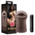 Enlust Krystal - Vibrations-Kunstmund mit KI-Bildern (braun)