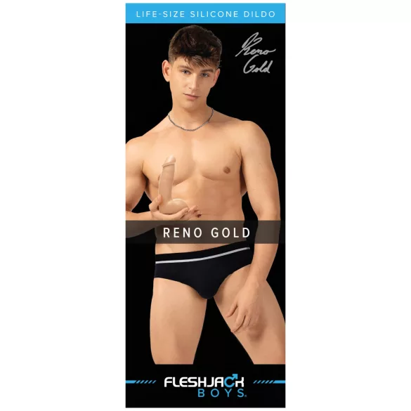 Fleshjack Reno Gold - naturgetreuer Dildo (hautfarben)