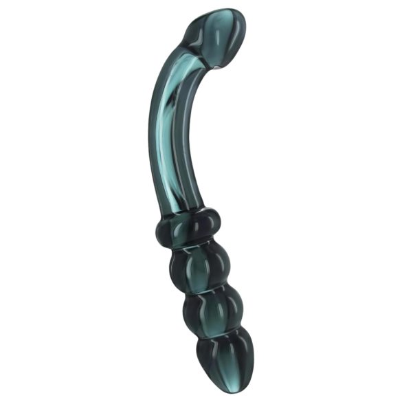Prisma Hamsa - beidseitiger G-Punkt Glasdildo (grün)