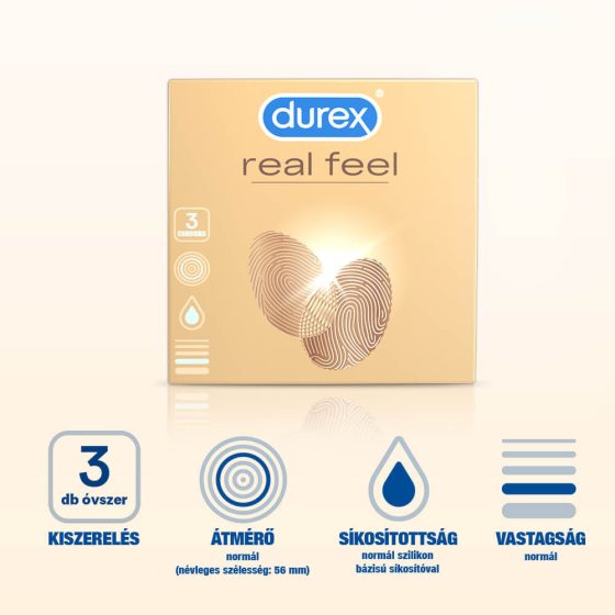 Durex Real Feel - latexfreies Kondom (3db)