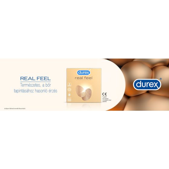Durex Real Feel - Latexfreies Kondom (3 Stück)