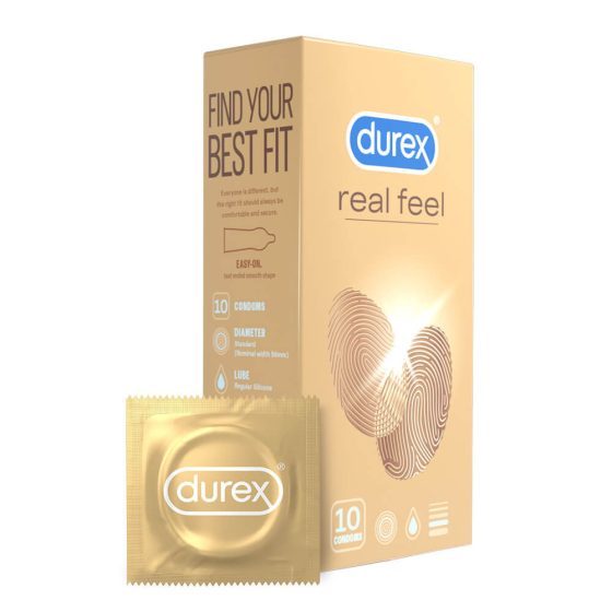 Durex Real Feel - latexfreies Kondom (10 Stück)