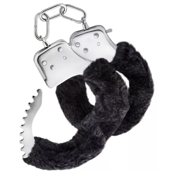 Temptasia Cuffs - Plüschfesseln (schwarz)