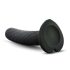 Temptasia Twist Small - Kleiner, verdrehter Saugnapf-Dildo (Schwarz)