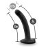 Temptasia Twist Small - Kleiner, verdrehter Saugnapf-Dildo (Schwarz)