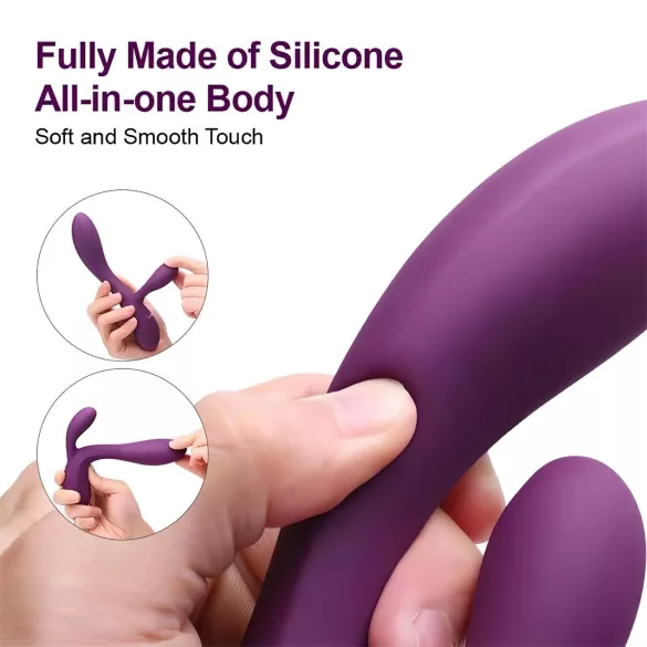 Engily Ross Bacall 2.0 - G-Punkt Vibrator mit Klitorisarm (lila)
